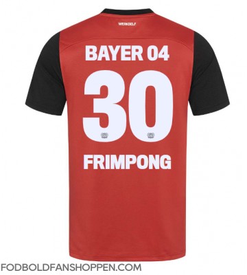 Bayer Leverkusen Jeremie Frimpong #30 Hjemmebanetrøje 2024-25 Kortærmet